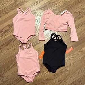 Joe Fresh Pink and Black Dance Outfit Set